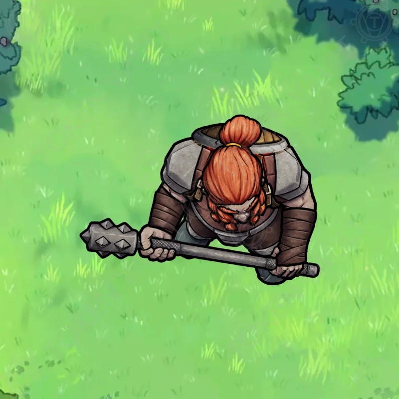 Dwarf Cleric (Male) - The Token Vault