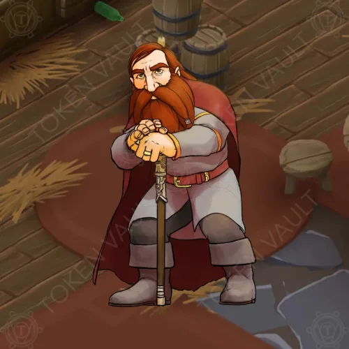 Dwarf Cleric (Female) - The Token Vault
